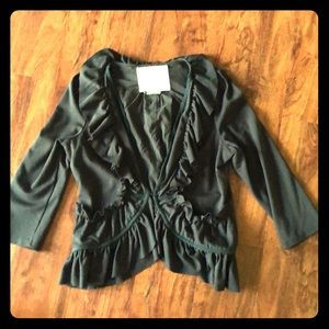 Cartonnier Anthropologie Redux Ruffled Jacket